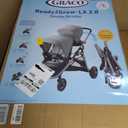 Graco Ready2Grow LX 2.0 Double Stroller, Twin Baby Stroller Features Bench Seat and Standing Platform Options, Compact Fold Perfect for Baby Travel, Clark