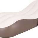 DIMAR GARDEN Inflatable Couch Wavy Air Sofa Inflatable Chaise Lounger for Indoor and Outdoor