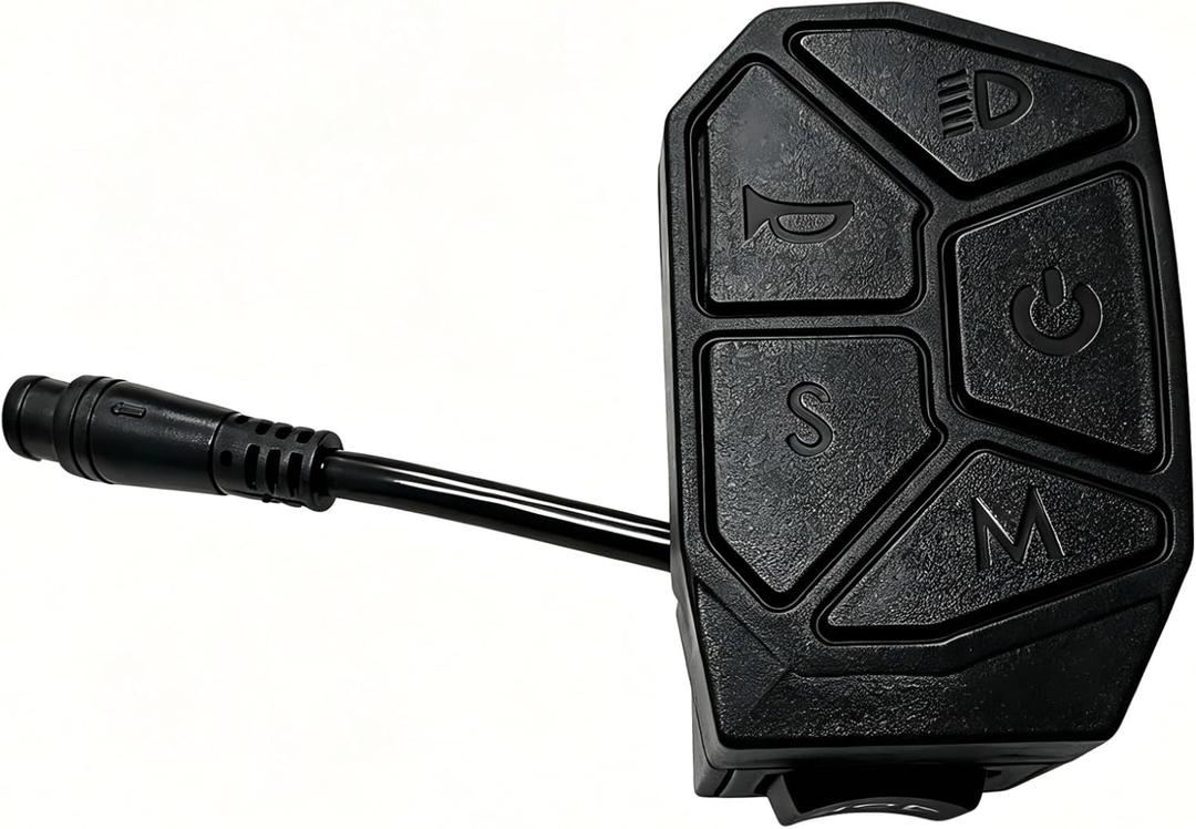 7in1 6-Pin Scooter Switch Control Buttons Compatible with IScooter IX3 IX4 IX7 Pro Urban Glide All Road 5 PRO Electric Scooter Switch Replacement Parts, One Size