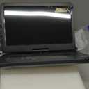 POFOTO 17.5" Portable TV/ DVD Player with 15.6" HD Swivel Screen, Built-in ATSC Tuner & FM, Rechargeable Battery, Supports HDMI in/ USB/ Micro SD/ AV Out, Multi-Disc Formats, Black