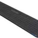 Ruedamann 1-1/2" Rise Rubber Threshold Ramp, 42.9" Wide Wheelchair Ramp, 2200 Lbs Capacity, Entry Ramp, Curb Ramps with Non-Slip Surface, Door Ramps for Wheelchairs, Scooter, Power Chairs, Driveways