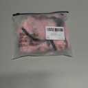 Women's 4 Piece Lingerie Garter Set Floral Lace Bow Knot Mini Babydoll Dress Sheer Nightgown (Pink, M)