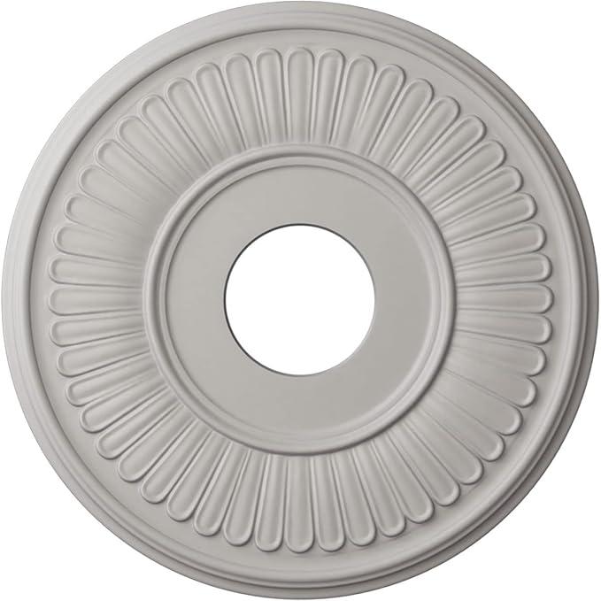15 3/4"OD x 3 7/8"ID x 3/4"P Berkshire Ceiling Medallion (Fits Canopies up to 7")
