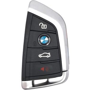 Replacement Keyless Entry Remote Control Key Fob Case Fit for BMW 1 3 5 7 Series X1 X5 X6 M5 M6 Key Fob Cover Shell 4 Buttons