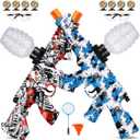 2 Set Splat Launcher Toy, Double Model Splatter Toy for Outdoor Activities Team Game, Christmas, Halloween, New Year, Birthday for Ages 14 & up