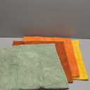 MIULEE Fall Decorative Throw Pillow Covers 18x18 Inch Set of 4, Vibrant Cushion Covers Vintage Retro Home Decor, Mix and Match Color Clash Design for Sofa Couch Bed Living Room Rust Green