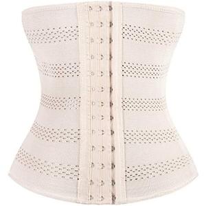 Everbellus Women's Breathable Elastic Corset Waist Trainer Cincher Belt Shapewear S