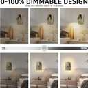 ZEROUNO Wall Mounted Reading Light Set of 2,Dimmable Adjustable Headboard Plug in Wall Sconce with USB A+C Ports,Touch Control Wall Light for Bedroom Bedside Lamps