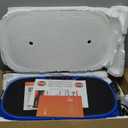 Lifepro Waver Mini Vibration Plate for Lymphatic Drainage  Whole Body Vibrating Platform Exercise Machine for Muscle Toning & Recovery with Remote & Resistance Bands, Max Load 260 lb (Blue)