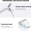 Blue Light Glasses for Woman/Men Computer Bluelight Glasses Womens/Mens, crystal Silver Frame