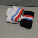 Finerview Scrunch Football Socks 2 Pairs, Extra Long Padded Sports Socks for Men & Women (L)