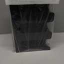 Richboom Acrylic Coffee Cup and Lid Storage Organizer Holder, 3 Compartments, Black