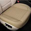 Leather Car Seat Cover For Skoda For Octavia A5 For Rapid Universal Accessories Car Seat Covers Set (Beige, Pack of 3, Front and Rear)