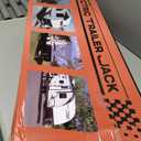 Upgraded Electric Trailer Jack to 7500 LBS, RV Electric Tongue Jack with Built-in Spirit Level for Travel Trailer, 10.24-33.46 Inch Extended, IP65 Waterproof Buttons, w/Waterproof Protective Cover