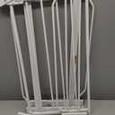 Regalo Safety 29-38.5" Baby Gate for Doorways & Bottom of Stairs, Pressure Mounted Baby Gate with Door for Babies, Toddlers & Pets, Tested & Safe for 30 Years, American Designed, American Owned, White