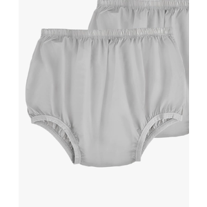 AQX Adult Leakproof Underwear for Incontinence, Washable Low Noise Reusable Adult Diaper Cover, Grey Plastic Pants Cover Unisex 1 pc Size Large