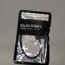 DUKABEL USB Headphone Adapter, External Sound Card with TRRS 4 Pole Jack, Mic-Supported USB to 3.5mm Audio Apdater for PC PS4 PS5 and More [9.8 inch]