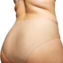 LEAKPROOF2.0 Seamless Bikini Period Underwear for Women | Period Panties Holds 6 Tampons | Mild Incontinence Leak Proof Underwear (S/M, Beige)