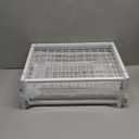 REALINN Under Sink Organizer, Pull Out Cabinet Organizer, 2 Tier Metal Slide Out Shelf with L Shaped Design, Under Cabinet Storage for Kitchen, Bathroom, Laundry, Deep Cabinet Shelf Storage, White