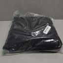 FREE SOLDIER Men's Waterproof Snow Insulated Pants Winter Skiing Snowboarding Pants with Zipper Pockets (Black Large(38-40)/30L)