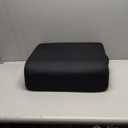 6" Extra Thick Memory Foam Office Chair Cushion  2-Layer Booster Seat for Back & Tailbone Pain Relief, 18 x 16 x 6in Non-Slip Cushion with Carry Handle for Wheelchair, Car, and Airplane (Black)