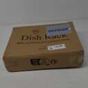 SNTD Dish Drying Rack - Extendable Dish Rack, Large Sink Drying Dish Drainer for Kitchen Counter, Stainless Steel Dish Strainer with Utensil Holder (Black)