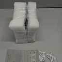 BIRDROCK HOME 4pk Flat Top Holiday Stocking Holder for Mantle | Black Finish with Non-Scratch Base | Fireplace Hook for Christmas Stockings Decor