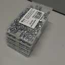 5 x 150Pieces M6-1.0mm Nylon Lock Nuts,SpzcdZa 304(A2-70) Stainless Steel LockNuts for Industrial and Construction Fasteners;Standard Metric Thread Nylock Nuts