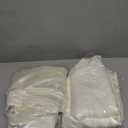 MCEAST 2 Packs Satin Tablecloth 102 x 58 Inches Rectangular Table Overlay Cover Bright Silk Tablecloth Smooth Fabric Table Decor for Wedding Banquet Decoration (Ivory)