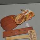 Leinuosen Hello Pumpkin Fall Decor Blessed Grateful Thankful Thanksgiving Decor Farmhouse Pumpkin Table Centerpieces Standing Wooden Block Sign for Home Kitchen Decorations(Brown,White,Orange,Cute)