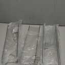 upsimples Acrylic Shelves for Bathroom Storage, 15" Floating Shelves Wall Organizer for Perfume, Make up, Skincare, Kids Bookshelf for Bedroom, Nursery, Living Room Decor, Clear, 4 Pack