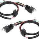 Headlights Wire for High/Low Beam for 1988-1998 GM Full Size Trucks & SUVs | Headlight Relay Kit, Enhanced Brightness & Wider Spread, 2Pcs