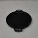 CUISNEL Cast Iron Pizza Pan - 14-Inch Baking Pan for Oven, Stovetop, Grill, or Campfires - Durable, Even-Heating, Versatile Cast Iron Griddle by Home-Complete