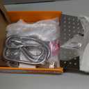 10 inch Rain Shower Head with Handheld Spray Stainless Steel, High Pressure Square Rainfall Showerhead Combo with 6 Handheld Sprayer, Detachable Shower Heads Waterfall Shower for Bathtub (Silver)