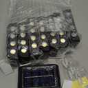 8 Pack Solar Wall Lights for Outside 6000K Cold Solar Fence Lights Up and Down LED Autumn Outdoor Decorative Waterproof Lamps Dusk to Dawn LED Lighting Wall Sconces for Outside Deck Garage