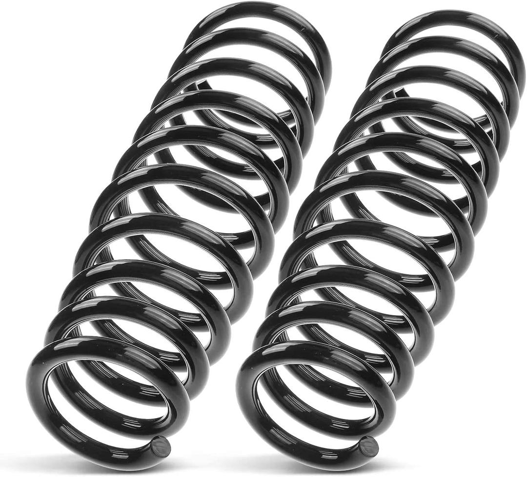 2 x A-Premium Front Suspension Coil Spring Set Compatible with Honda