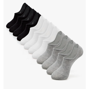 IDEGG No Show Socks Womens and Men Low Cut Ankle Short Anti-slid Athletic Running Novelty Casual Invisible Liner Socks 3 pairs