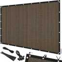 Artpuch Pergola Shade Cover with Grommets 8x10 FT 90% UV Block Outdoor Sun Shade Cloth Privacy Screen for Patio, Mocha