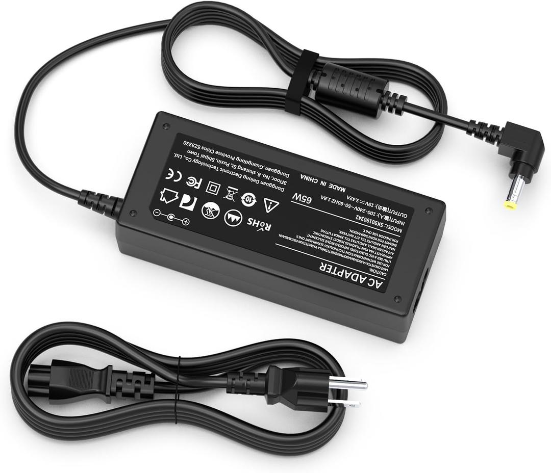 ROLADA 65W Laptop Charger Compatible with Asus VivoBook X Series Power Supply Cord
