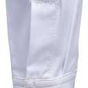 Boys Stretch Wrinkle Free Dress Shirts Button Down Shirt Long Sleeve Formal School Uniform Shirts (White)