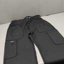 Yoga Scrub Pants Women High-Rise Straight Leg Uniform Cargo Bottom with Yoga Waistband,5 Pockets & 4-Way Stretch M