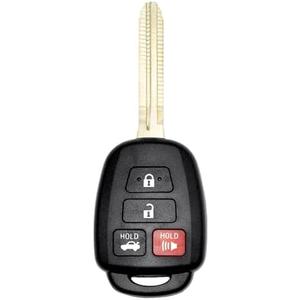 Vurkcy Key Fob Replacement for 2014-2017 Toyota Camry/ 14-19 Corolla/ 16-18 Tacoma Car Keyless Entry Remote Control, HYQ12BDM HYQ12BEL, 4 Buttons