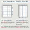 SZXIMU 1" Cordless Blinds for Indoor Windows, 30" W X 64" H Window Blinds, Light Filtering Horizontal Mini Blind, White Blinds & Shades for Home Office Bedroom Kitchen Living Room, Whit