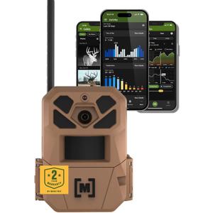 Moultrie Edge 3 Cellular Trail Camera - 40MP HD Photo Capture - 1080p Low-Glow Flash - GPS - Multi-Carrier Auto-Connect - Built-in Memory - 0.5s Trigger Speed - AI Buck Detection