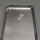 Nordic Ware Naturals Half Sheet - USA Made Aluminum Commercial Quality Sheet Pan for Baking or Roasting, Encapsulated Galvanized Steel Rim Prevents Warping, 2-Pack