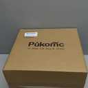 Pukomc Ice Cream Maker Machine for Home Use, with Two Ice Cream Bowls,Simple Operation and Easy to Clean,White Green