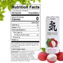 CHI FOREST Lychee Sparkling Water 24 Cans, Flavored SparklingWater, 0 Sugar and 0 Calorie BubblyWater, Refreshing CarbonatedWater, Perfect for Party, Exercise or Work, 11.16 Fl oz, Pack of 24 ( BBD 11/09/26)