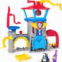 PAW Patrol: Air Rescue, Pup Squad Adventure Bay Airport Playset, with Chase Toy Car Vehicle Launcher, Kids Toys for Boys and Girls 3+