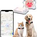 GPS Tracker for Dogs & Cats - No Monthly Fee, Waterproof Real-Time Tracking Collar for Pets, Kids, Luggage & Assets | 365-Day Battery Life | iOS & Android Compatible | Anti-Lost Device