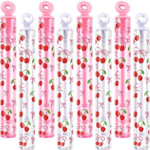 32 Pcs Cherry Themed Bubble Wands Sweet Bubbles Party Favors for Adult Summer Activity Birthday Party Goodie Bag Stuffers Gifts Wedding Supplies